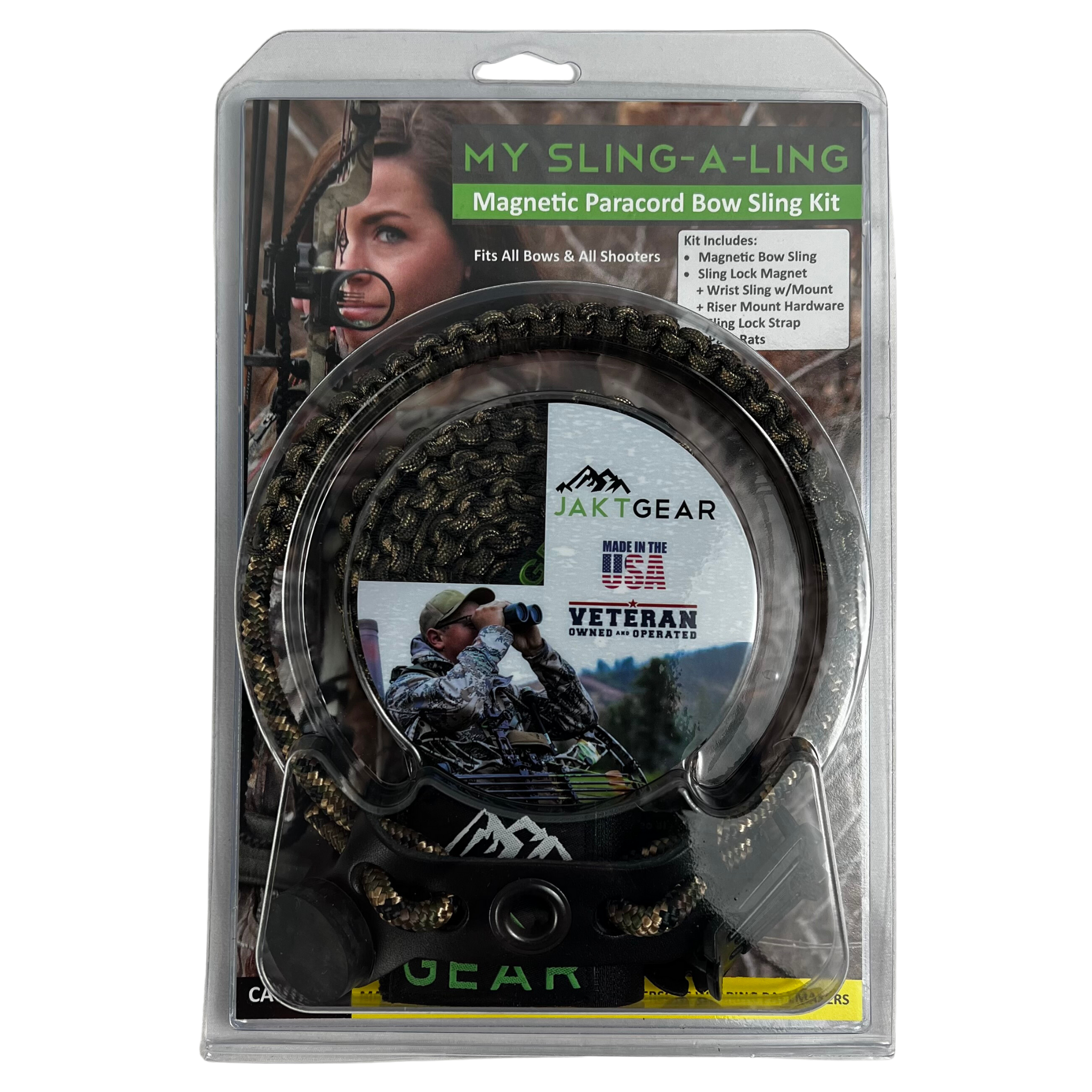 My SLING A LING Magnetic Paracord Bow Sling Universal Kit JAKT GEAR