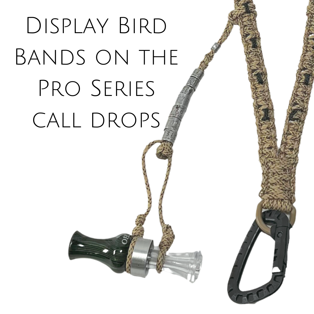 Extra Waterfowl Call Lanyard Call Drops (2-pack)