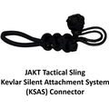 JAKT Tactical Sling - Kevlar Silent Attachment System (KSAS) Connectors (2-pack, Black) - JAKT GEAR